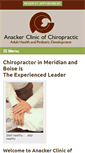 Mobile Screenshot of anackerclinics.com
